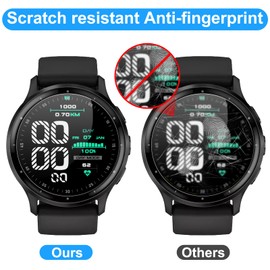 6 Pack Screen Protectors for Garmin Venu 3, Soft TPU Protective Film, HD Clear, Full Coverage, Scratch Resistant,Protector Para