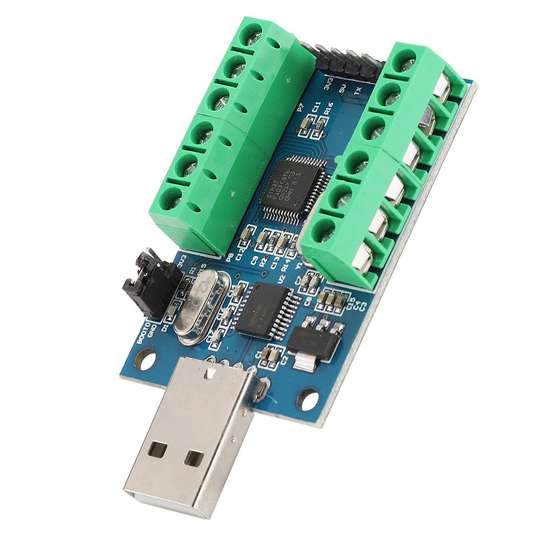 USB Interface 10 Channel 12Bit AD Sampling Data Acquisition STM32