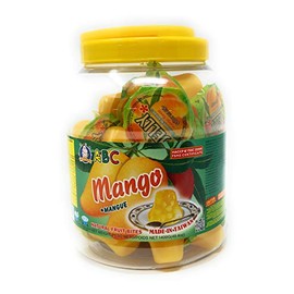 Funny Hippo ABC Mango Natural Fruit Bites, Net Wt 1400g (49.4oz) 35 Servings