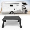 DEPSUNNY Adjustable RV Step Stool, 3-Step Height Adjustment, Foldable Legs,
