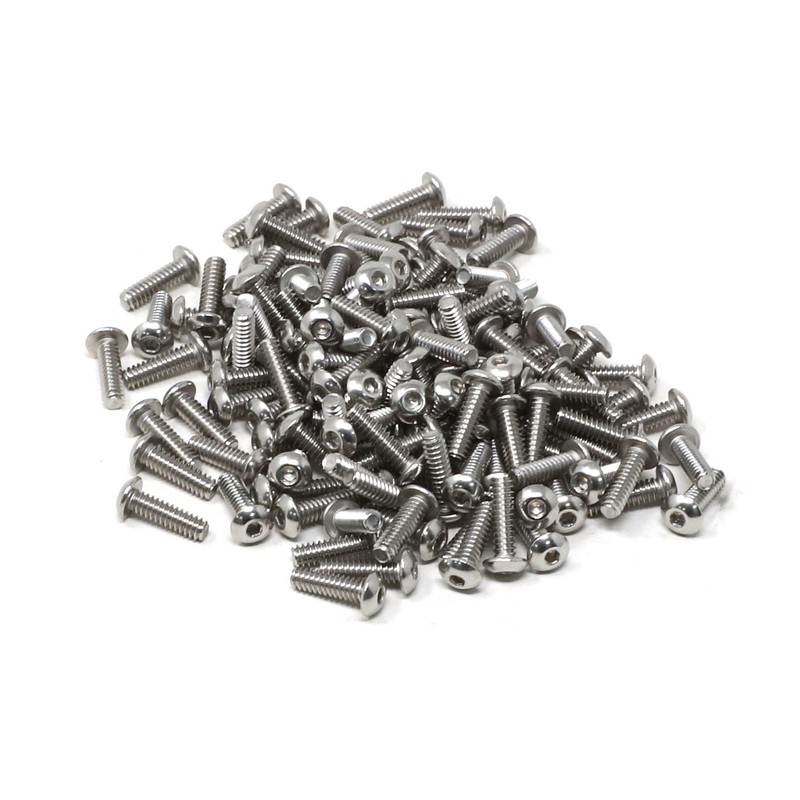 iexcell 100 Pcs #4-40 x 3/8" Stainless Steel 304 Hex