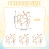 COGCHARGER Branch Charms for Jewellery Making, Adjustable Claw Settings, Tree