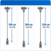 Adjustable Suspension Wire Cable Set for Hexagonal Garage Lights –
