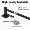 MIROAMZ Towel Bar, Adjustable 12.7inch to 23.2inch Wall Mounted Towel