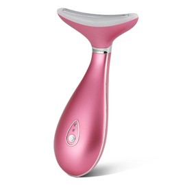 VRAIKO Lily Neck Face Massager, Face Sculpting Tool, 3-in-1 Beauty Massager with Thermal, Triple Action Care, for Enhanced Absorption Radiance Contouring Elasticity and Lymphatic Drainage (No Stand)
