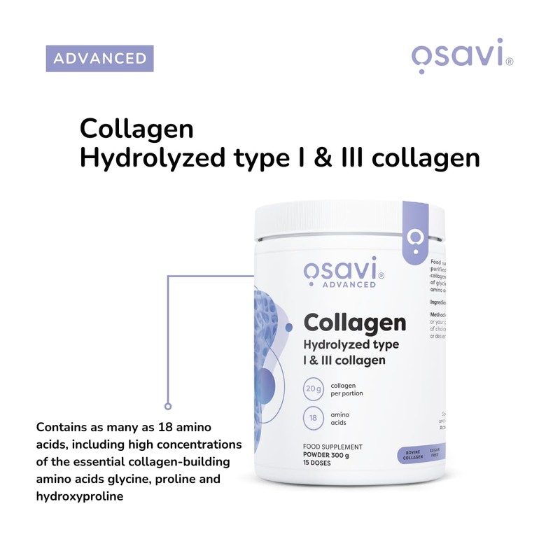 Osavi Collagen Peptides, Hydrolyzed Type 1 & 3 – Powder