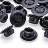 Rexka 10pcs Rocker Molding Retainer Clips Nut 90467-22014 for Toyota