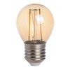 HERO-LED G16-DSGT-2W-WW22 Dimmable Gold Tint G16 E26/E27 2W Edison Style