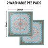 Washable Pee Pads for Dogs, 36"x36" 2 Pack Reusable Puppy