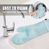 Rorecay 6pcs Oven Mitts and Pot Holders Sets, Extra Long