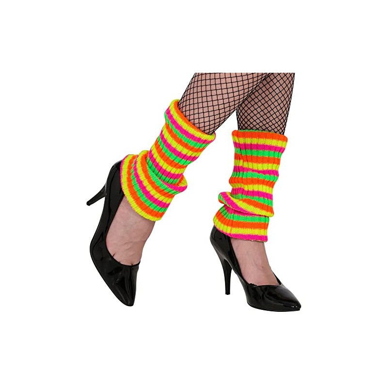 W WIDMANN MILANO Party Fashion - Neon Leg Warmers Costume