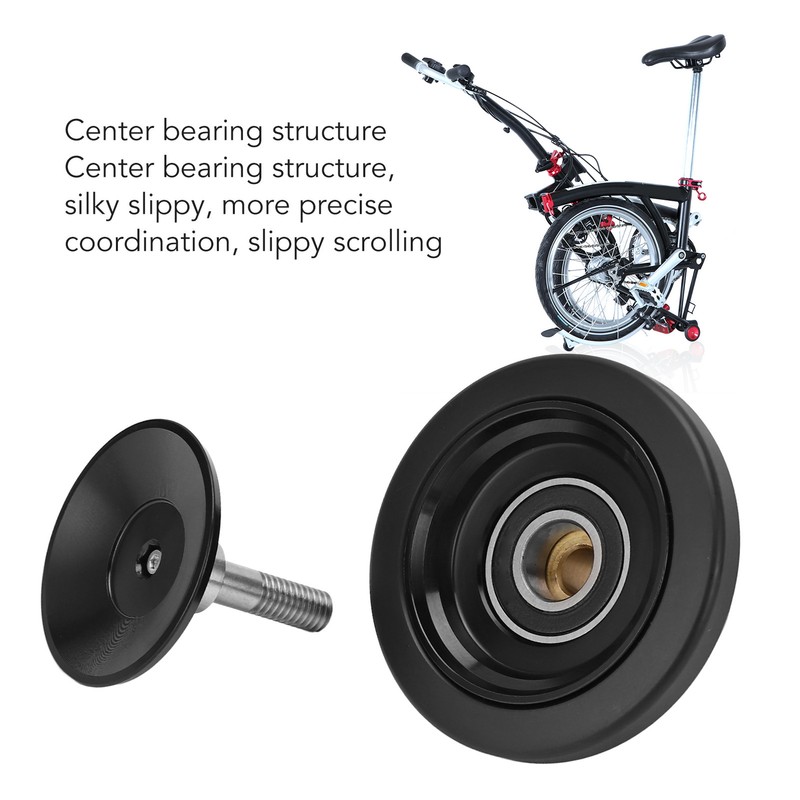 1 Pair Folding Bike Easywheel Aluminum Alloy Anodizing Folding Bicycle