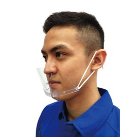 WING ACE MS-030 Mouth Shield α, 1 Box (10 Pieces) Mouthguard, Transparent Shield, Anti-Fog Treatment, Wing Ace