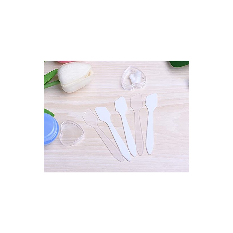 Reusable Mini Make-up Spatulas, 100 pieces,Pink.