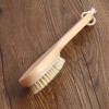 Cepillo Corporal Madera Bambú Natural Curveado Ecológico F