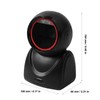 QR Barcode Scanner Omnidirectional Hands Free Automatic Sensing Barcode Scanner
