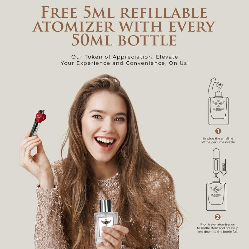CA Perfume Amber Rouge Saffron Eau De Perfume Unisex Perfume