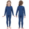 PISIQI - Juego de ropa interior térmica para niñas, ultra