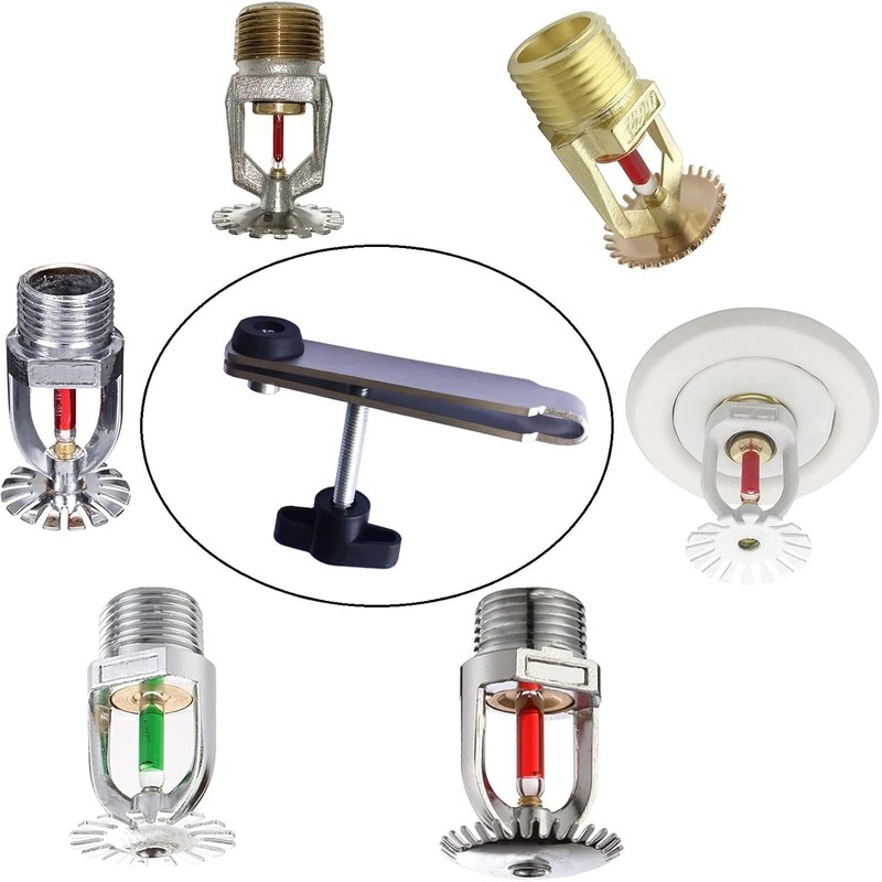 Fire Sprinkler Head Shut Off Tool Wall Cabinet Case For