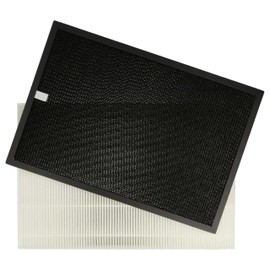 vhbw 2 Piece Filter Set Replacement for Ideal 8736001 for Air Purifier - HEPA Filter, Activated Carbon Filter