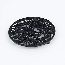 Victor Octopus & Fish Trivet Black, Cast Iron