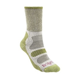 Bridgedale HIKE Lightweight Cotton Cool Comfort Boot-Women's- Small-Spring Green