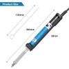 HANDSKIT Electric Desoldering Pump Desoldering Iron Solder Sucker with Shorter