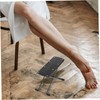 BIUDECO Practical Adjustable Folding Pedicure Stool Comfortable Foot Rest for