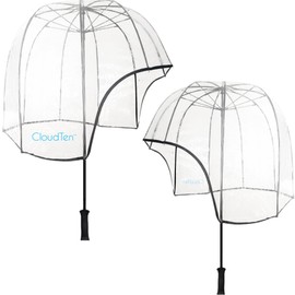 CloudTen Clear Dome Shaped Bubble Sports Umbrella | Premium Stadium Umbrella for Outdoor Sporting Events | Transparent Design for Unobstructed View | Durable and Stylish