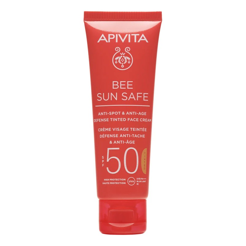 Apivita Protector Spf50 Antiedad Antimanchas Color 50ml