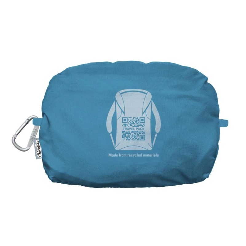 ChicoBag Sustainable Sapphire Backpack Eco Friendly Packable Travel Pack 100
