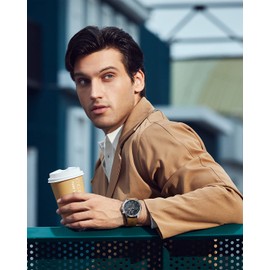 BENYAR Men's Watches Chronograph Date Watch Analogue Quartz Waterproof Luminous Business Casual Fashion Wrist Watches Gift for Men