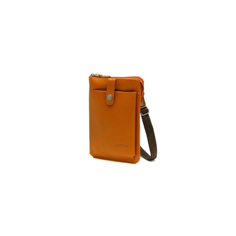 Doubles JYS-7356 Shoulder Bag, Pouch, Men's, Women's, Genuine Leather, Small,