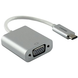 Ligawo ® USB 3.1 type C, male to USB 3.1, type A female (ADapter), Win 10, Mac OS from 10.2, Linux, Google Chrome OS Silver USB 3.1 C zu VGA Adapter