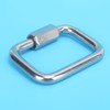 Chain Link Stainless Steel 4‑Corner Multifunctional Connection Buckle for Outdoor