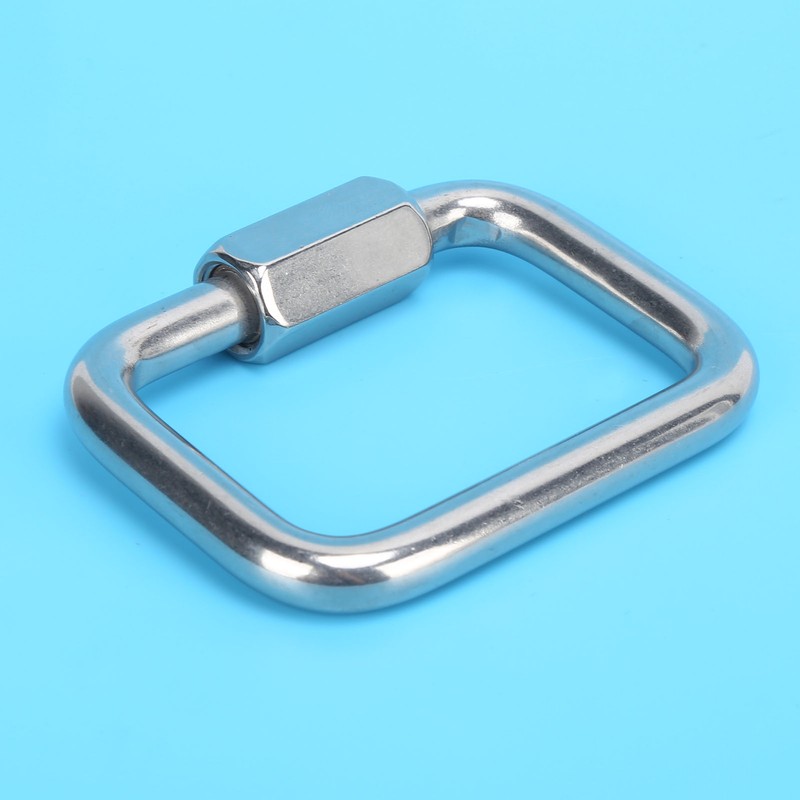 Chain Link Stainless Steel 4‑Corner Multifunctional Connection Buckle for Outdoor