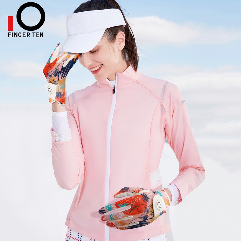 Golf Glove Women's Ambidextrous All-Weather Ball Marker Squeeze Soft Comfort