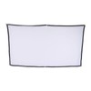 Outdoor Movie Screen 100in Foldable AntiCrease 16:9 White Portable Curtain