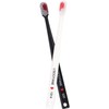 2 Pcs Toothbrushes Black and White Heart Shaped Couple toothbrushes