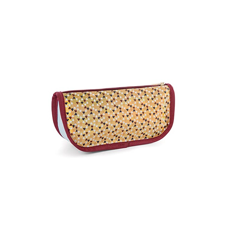 NICI 47305 Penguin Winter Collection Pencil Case Gold / Multi-Coloured