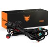 LIGHTFOX LED Light Bar Wiring Harness Kit-14AWG Wiring Kit with