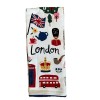 Isaac Mizrahi Kitchen Towels World Cities LONDON Multicolor Set of