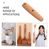 Ciieeo 1 Set Wooden Turner Handle Replacement Scalding Design for