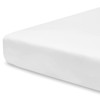 Pizuna 100% Cotton Fitted Travel Sheet White, 400 Thread Count