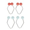 2 Pair Dimple Trainer Piercing Free Easy To Wear Enhanced