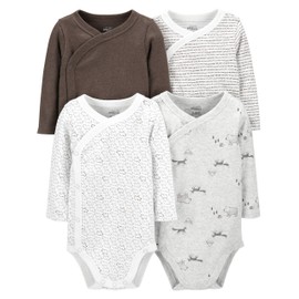 Simple Joys by Carter's Baby 4-Pack Side Snap Bodysuit
