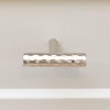 Melody Maison Silver Metal Hammered Drawer Bar Pull Handle