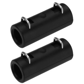 SG Store Pack of 2 Pressure Washer Gun Adapters Compatible with Nilfisk 49.9 x 19.6 mm High Pressure Cleaning Hose Extension Connection for Gardens and Yards Black