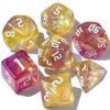 CiaraQ DND Polyhedral Dice Set with Dice Bag for Dungeons