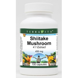 Shiitake Mushroom 4:1 Extract - 450 mg (100 Capsules, ZIN: 420575) - 3 Pack